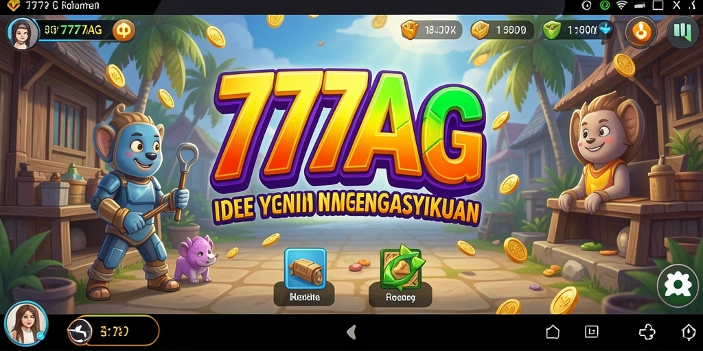 Tampilan gameplay <strong>777AG</strong> yang menarik dan penuh warna.