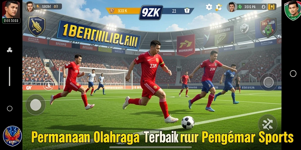 Tangkapan layar dari gameplay <strong>9ZK</strong> yang menegangkan di arena olahraga.