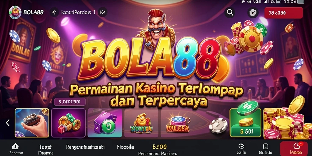 Tampilan menarik dari gameplay Kasino yang seru.
