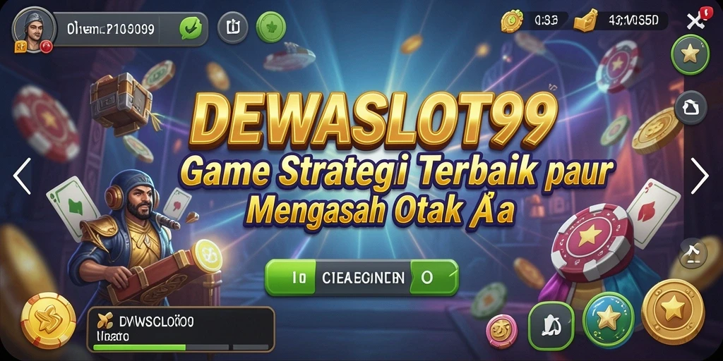 Tampilan layar gameplay DEWASLOT99 yang menarik dan penuh strategi.