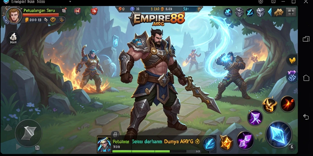 Tangkapan layar dari gameplay seru EMPIRE88 dalam suasana ARPG.