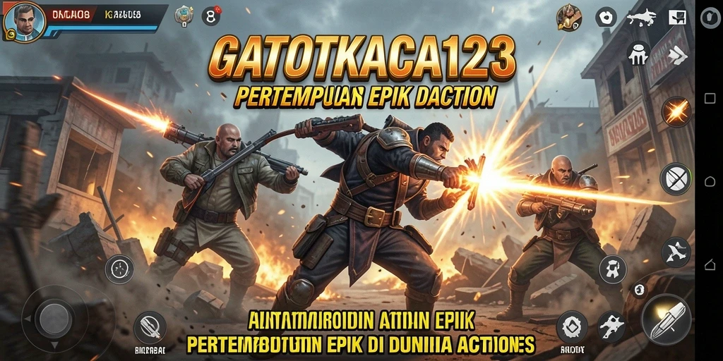 Tampilan gameplay seru dalam GATOTKACA123, penuh aksi yang mendebarkan.