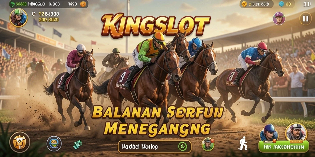 Tampilan gameplay balapan yang mendebarkan dan penuh aksi.