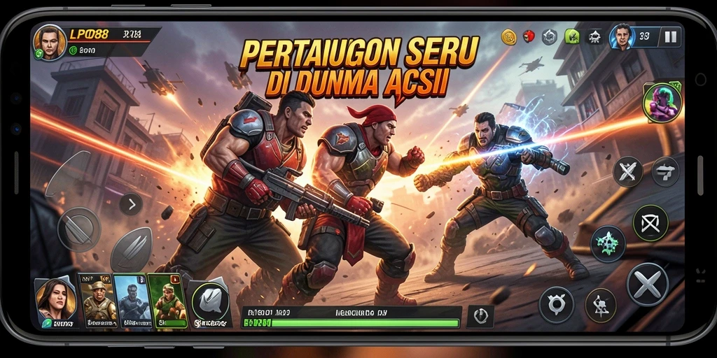 Tampilan seru dari gameplay LPO88 yang mendebarkan.