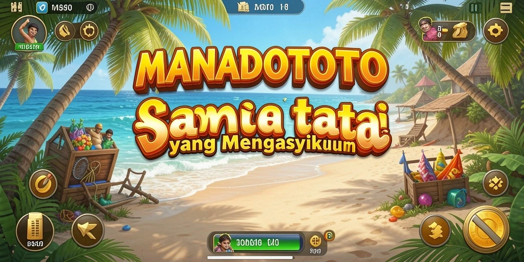 Tampilan gameplay santai yang menyenangkan dari MANADOTOTO.