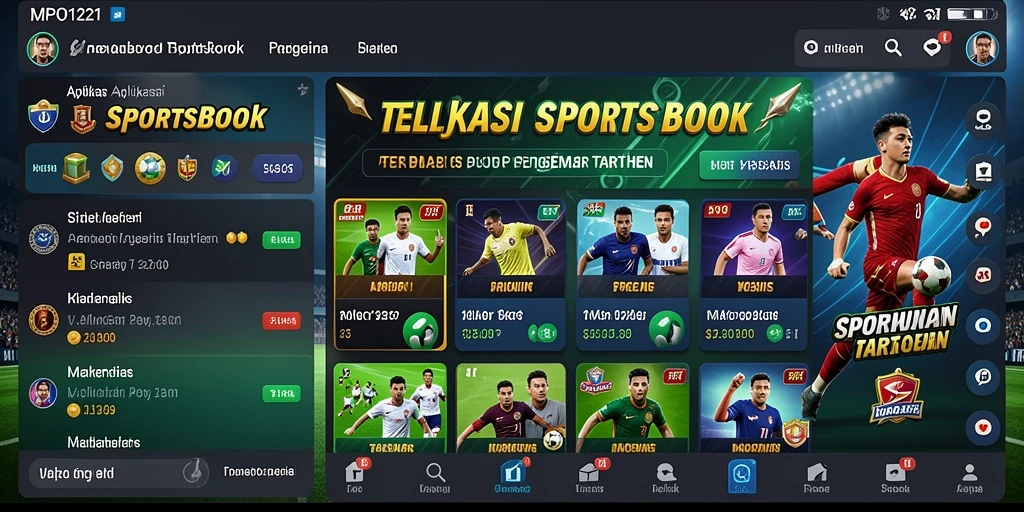 Tampilan gameplay Sportsbook yang menarik dalam MPO1221.