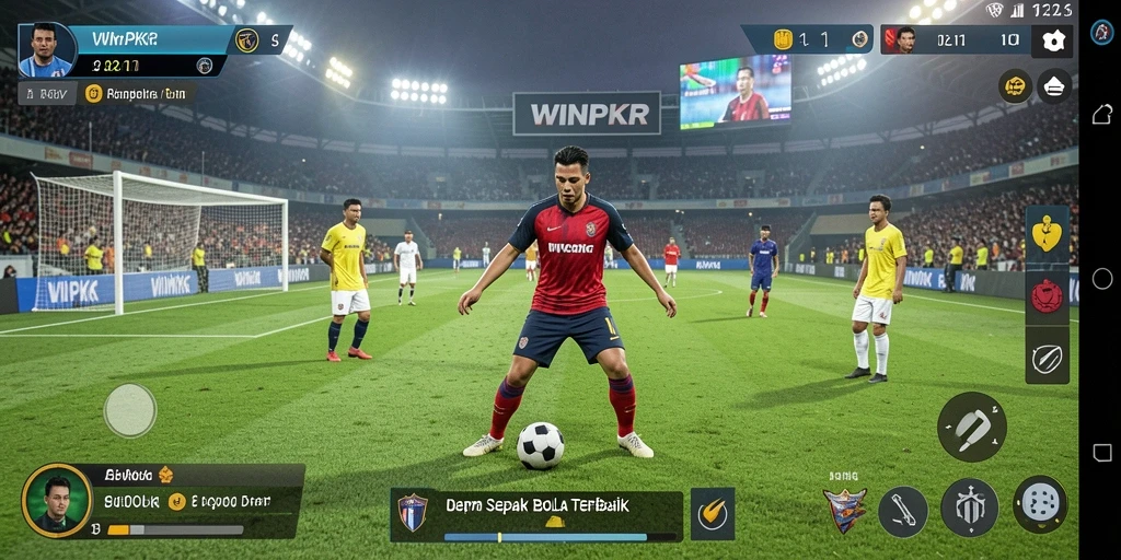 Tampilan gameplay seru dan realistis dari WINPKR.